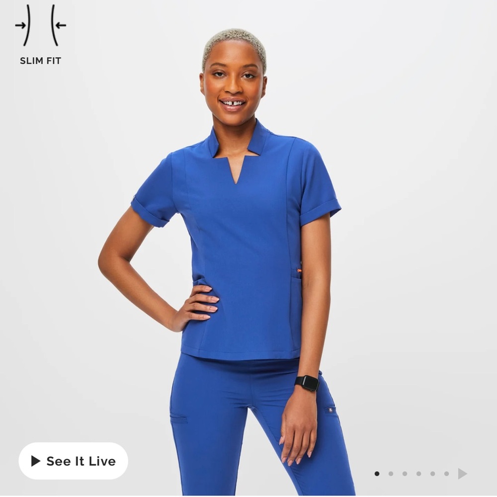 FIGS women's Scrub Set in Winning Blue XXL/T and XXL